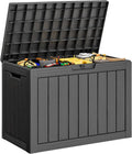 KAMABOKO Outdoor Storage Box, 45 Gallon Deck Box Outdoor Waterproof Patio