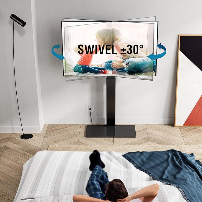 FITUEYES Floor TV Stand for 32-75 inch TV