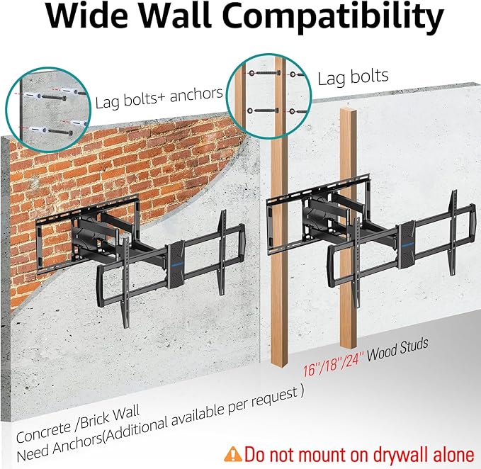 MOUNTUP Heavy Duty TV Wall Mount