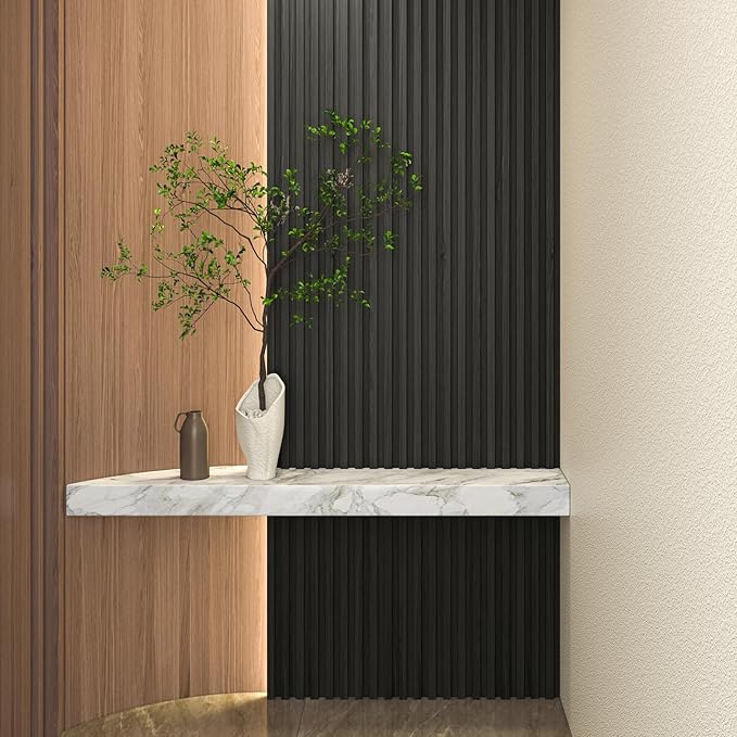 Art3d Slat Wood Wall Paneling for Interior and Ceiling Decoration
