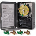T104 Electromechanical Timer Switch, 208-277 VAC 5HP 40A DPST Pool Pump Timers