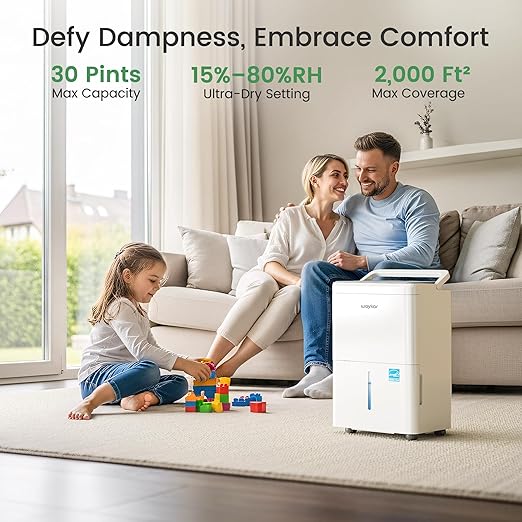 Waykar 2000 Sq. Ft. Energy Star 2025 Dehumidifier