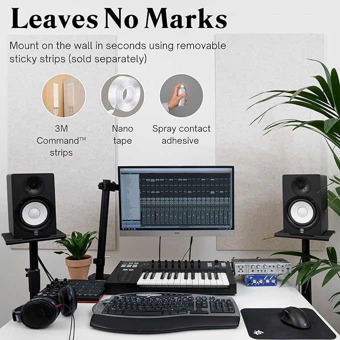 AudioSilk Acoustic Panel, Mid Grey