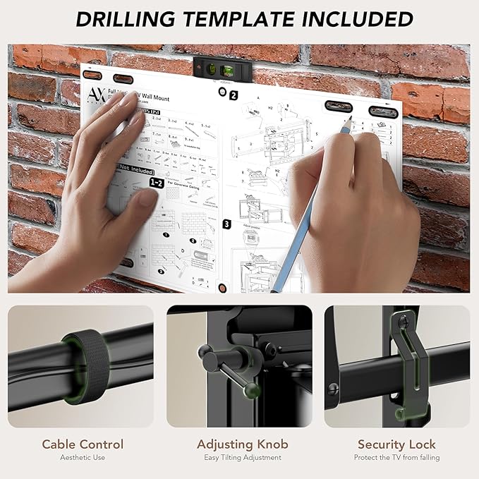 Full Motion TV Wall Mount Bracket
