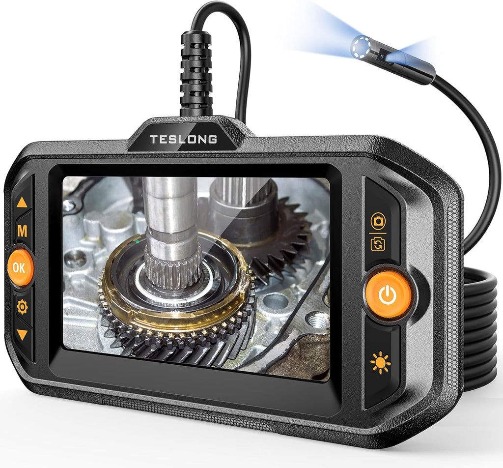 Teslong Dual Lens Borescope with Light for Automotive Mechanic Wall Vent