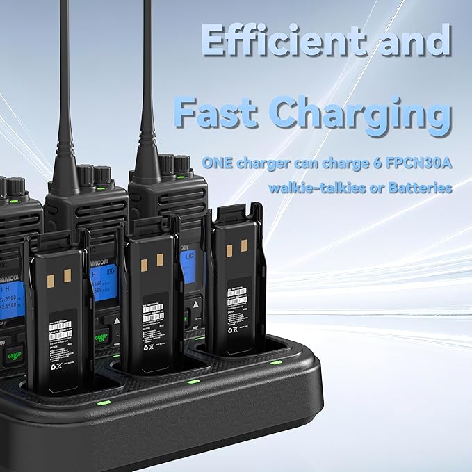SAMCOM Six Way Charger Multi Unit Rapid Gang Charger Station