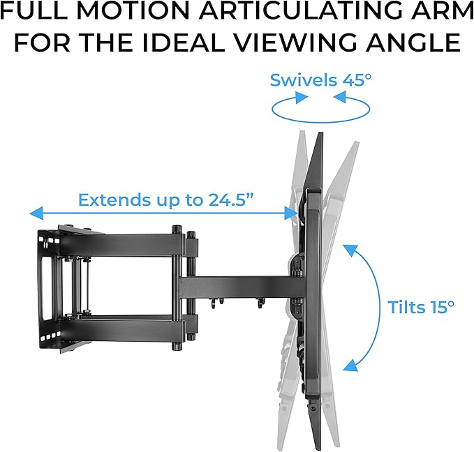 HumanCentric Heavy Duty Full Motion TV Wall Mount
