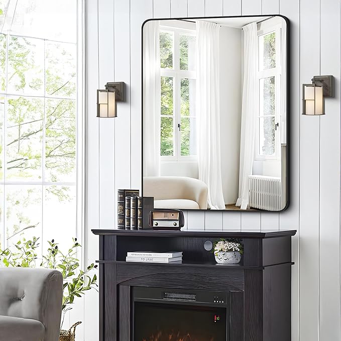 FORBATH Bathroom Mirror 30" X 40", Large Rectangular Wall Mirror