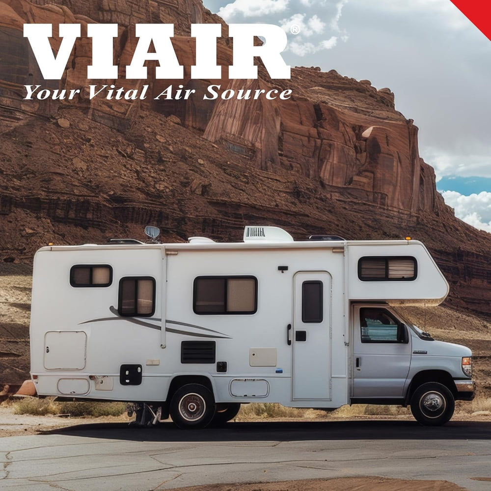 VIAIR 450P-RV EF 12V Tire Inflator, 150 PSI Air Compressor Kit for RVs