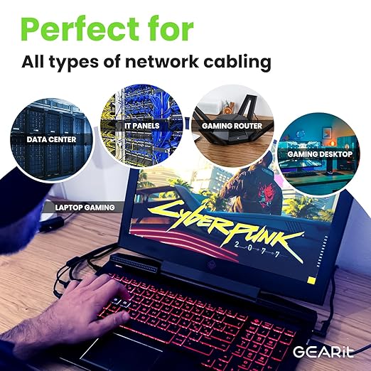 GEARit Cat 6 Ethernet Cable Pack (10-Pack)