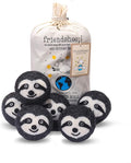 Friendsheep Wool Dryer Balls, Organic Reusable Fabric Softener Alternative (6 Pack)
