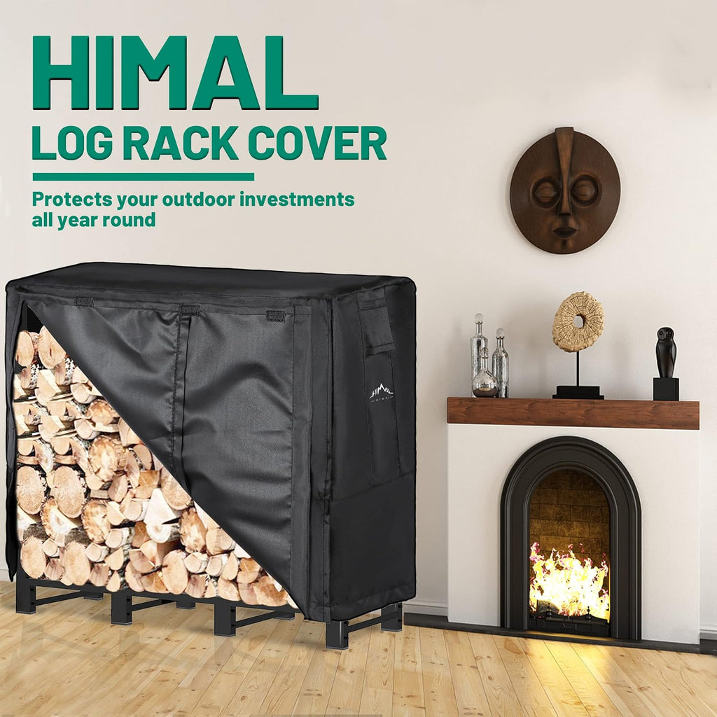 himal 8ft firewood log rack cover outdoor waterproof, package contents