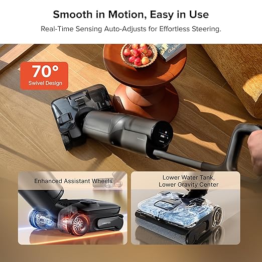 roborock F25 ACE Pro Foam Wet Dry Vacuum Cleaner, Cordless Vacuum Mop, 25000Pa