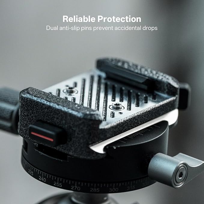 PGYTECH Quick Release Plate & Clamp V2, Arca Swiss Plate Camera Mount Adapter