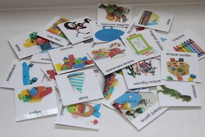 Smile4Autism Loose Visual Picture Cards, Receptive and Expressive Language
