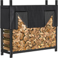 Ultrawall 4ft Heavy Duty Firewood Rack with Waterproof Cover