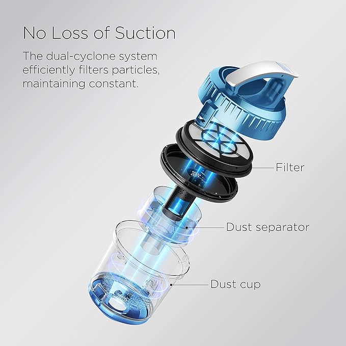 Eureka Bagless Canister Vacuum Cleaner, Lightweight Vac