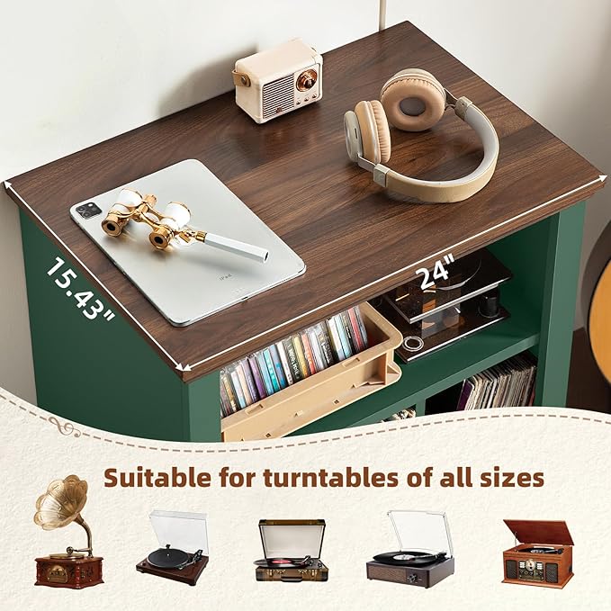 Joaxswe Record Player Stand
