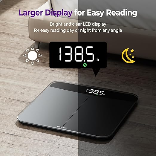 Ovutek Bathroom Scales Digital Weight, Topnotch Quality 450lb Weight Scale