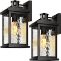 VIANIS Large Motion Sensor Outdoor Lights 2 Pack, Dusk to Dawn Outdoor Lighting