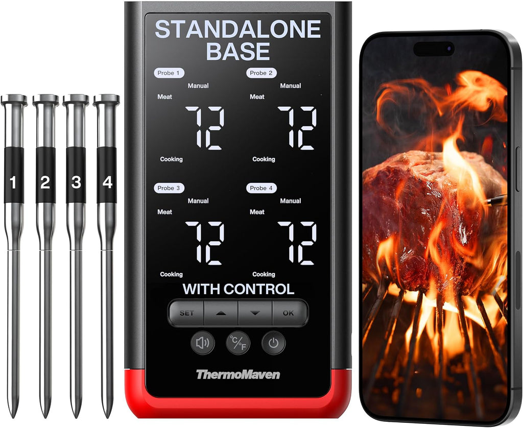 ThermoMaven Smart Bluetooth Wireless Meat Thermometer: Standalone Base