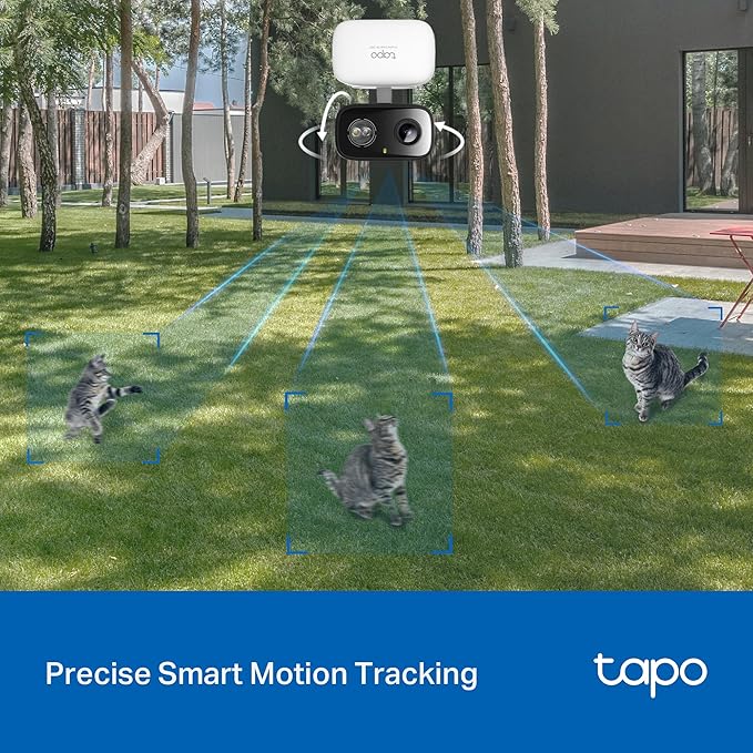 Tapo 2K Indoor/Outdoor Pan/Tilt Wired Security Camera (2-Pack)