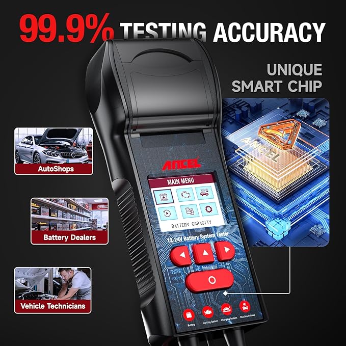 ANCEL BST600 Car Battery Tester - 12V/24V