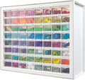 IRIS USA 64-Drawer Screw Organizer, Hardware Storage, Made in USA, White
