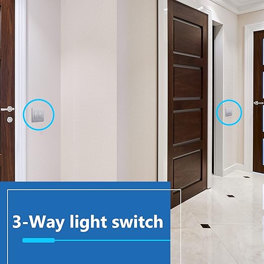 LIDER Minimalist Design Matte Finish Lighted Decorator Switch, Frameless Paddle (5-Pack)