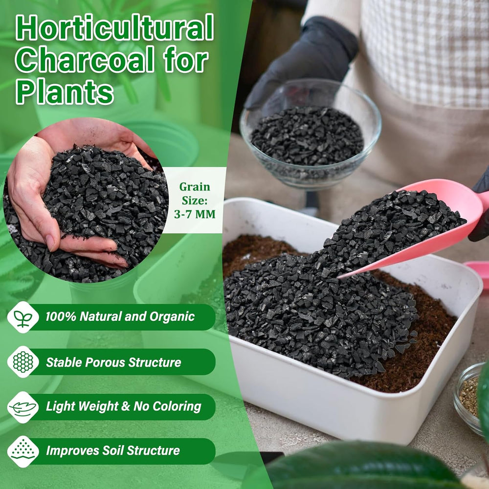 Legigo 10QT Horticultural Charcoal- Natural Biochar Soil Amendment