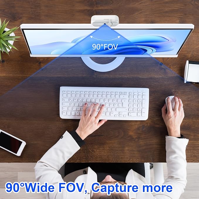 MOERTEK 2K Webcam for PC, Webcam