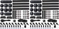 Cord Management Organizer Kit 4 Cable Sleeve split 192PCS Cable Management (Pack of 2)