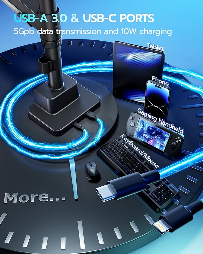 ARES WING CoreArm Single Monitor Mount