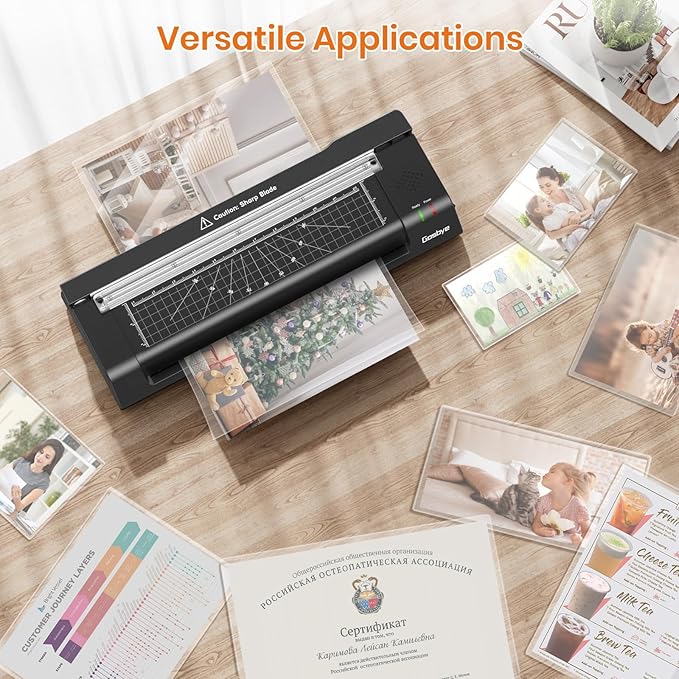 Gasbye Laminator Machine, 13-Inch Thermal Laminator