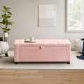 GRAINELL 42.13” Storage Ottoman Bench, Upholstered Tufted Bedroom Bench