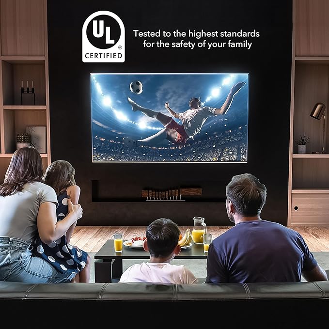 Mount-It! UL Certified Heavy Duty Full Motion TV Wall Mount