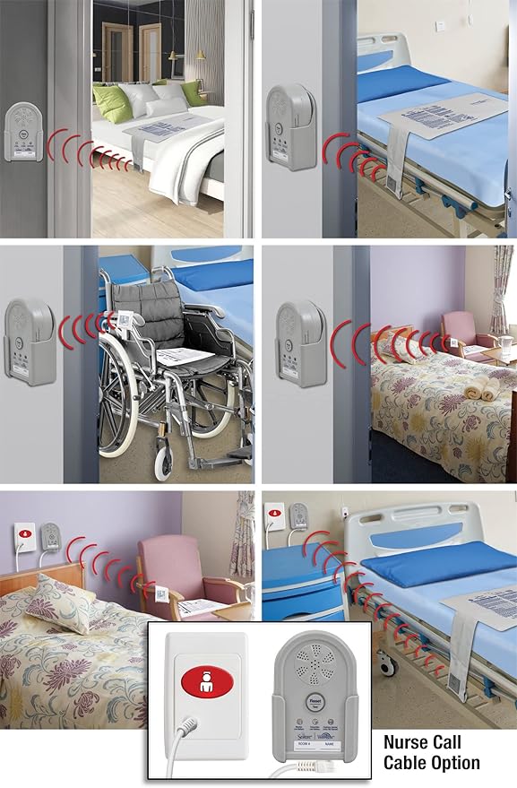 Secure Bed Alarm for Elderly Adults, Dementia Patients, Seniors