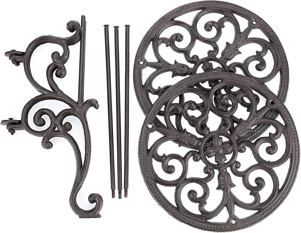 ownmy cast iron plant stand indoor outdoor wrought showing dimensions