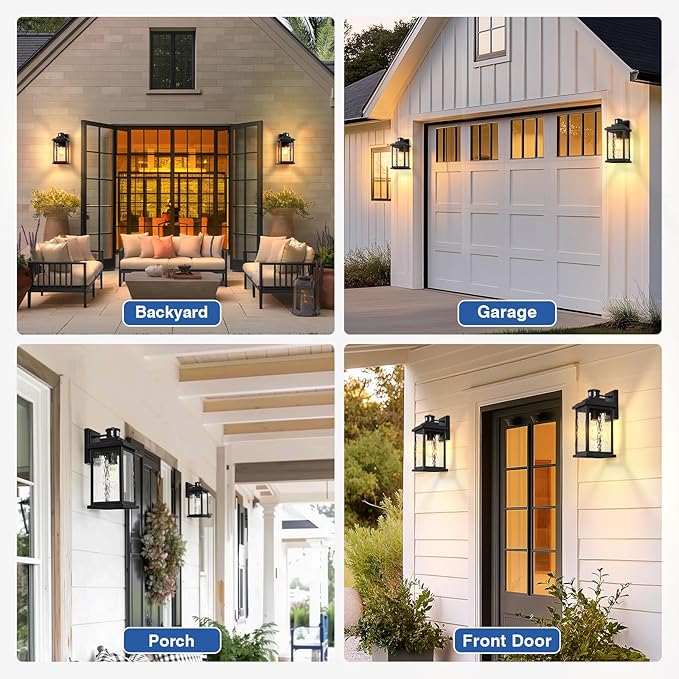VIANIS Large Advanced Motion Sensor Outdoor Lights, Aluminum Waterproof Porch