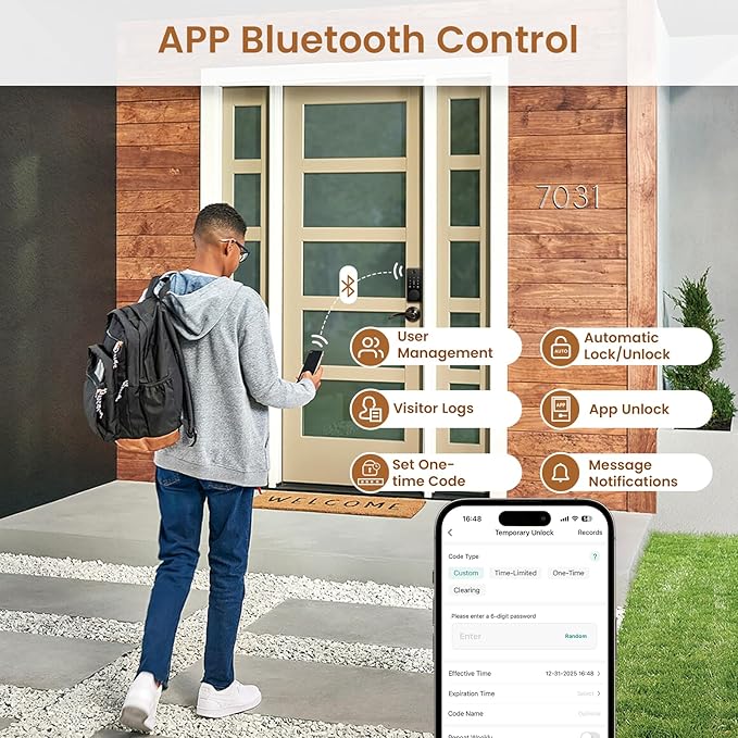 Biquole Keyless Entry Door Lock