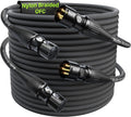 XLR Cables 25ft 2 Pack, 20 AWG, Kevlar-Reinforced Nylon Braided Microphone Cable