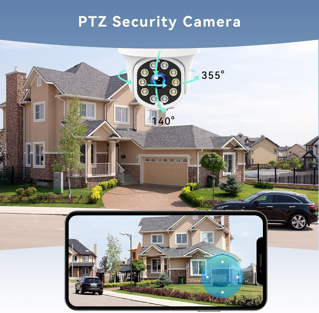 Security Camera System, CCTV Camera Security System with 12.5 Inch Monitor 5MP Outdoor Security Camera,Motion Detection,IP67 Waterproof,24/7 10CH 1TB Hard Drive,Two-Way Audio