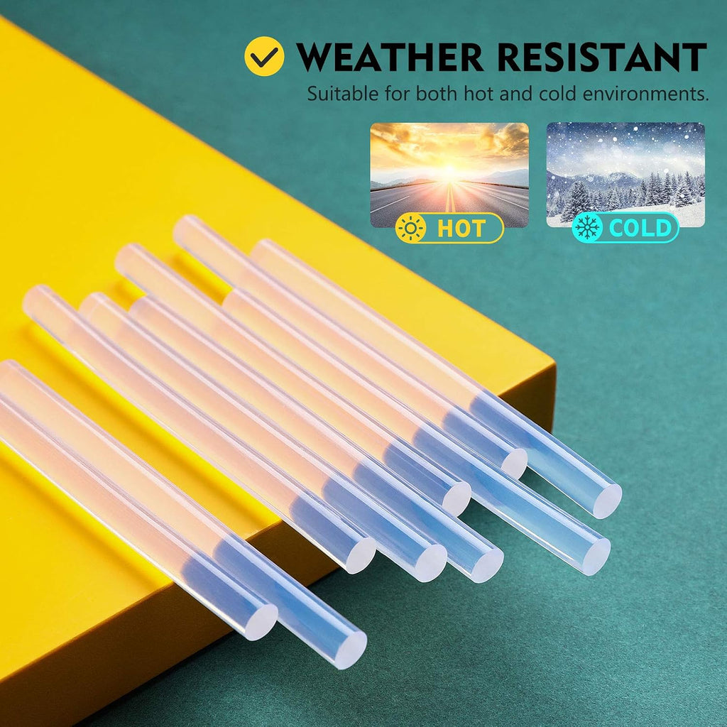 Magicfly Hot Glue Gun Sticks, Pack of 800, 6 lbs, 4" Long x 0.27" Diameter | Mini Hot Melt Glue Sticks, Compatible with Most Glue Guns, Multipurpose for DIY Craft Wood, Metal, Glass, Plastic, Foam