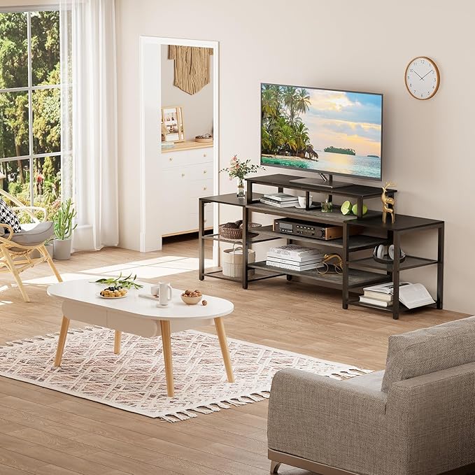 aboxoo 45" TV Riser for 32-60 inch TV, TV Riser Stand Shelf, Tabletop TV Stand