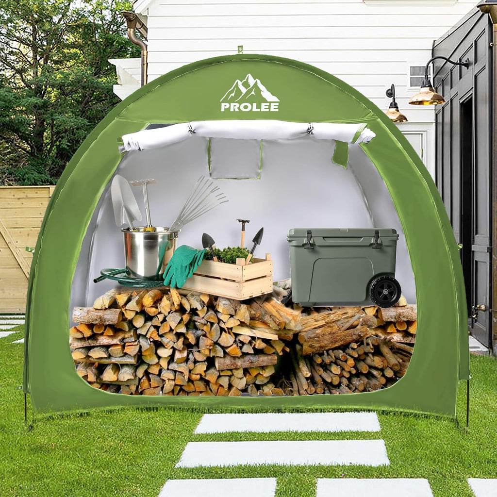 prolee bike storage tent for 2-3 bikes, 6.6 on a desk or shelf
