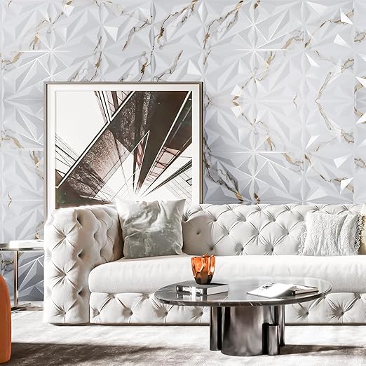 Art3dwallpanels 33 Pack 3D Wall Panel Diamond