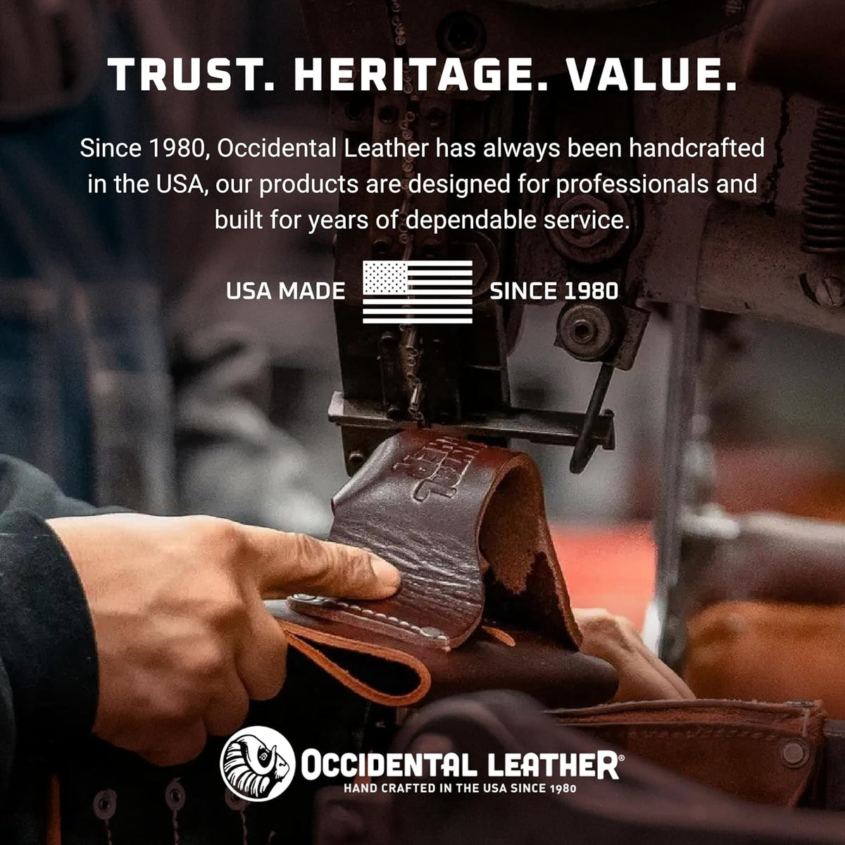 Occidental Leather OxyLights 7 Bag Framer Set - Small - 22 Pockets & Tool Holders - Made in USA