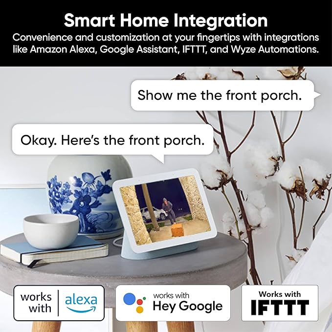 Wyze Window Camera, WiFi Indoor HD Home Security Camera, Upgraded Color Night