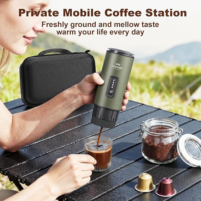 Portable Espresso Maker, 3 in 1 Coffee Maker Set