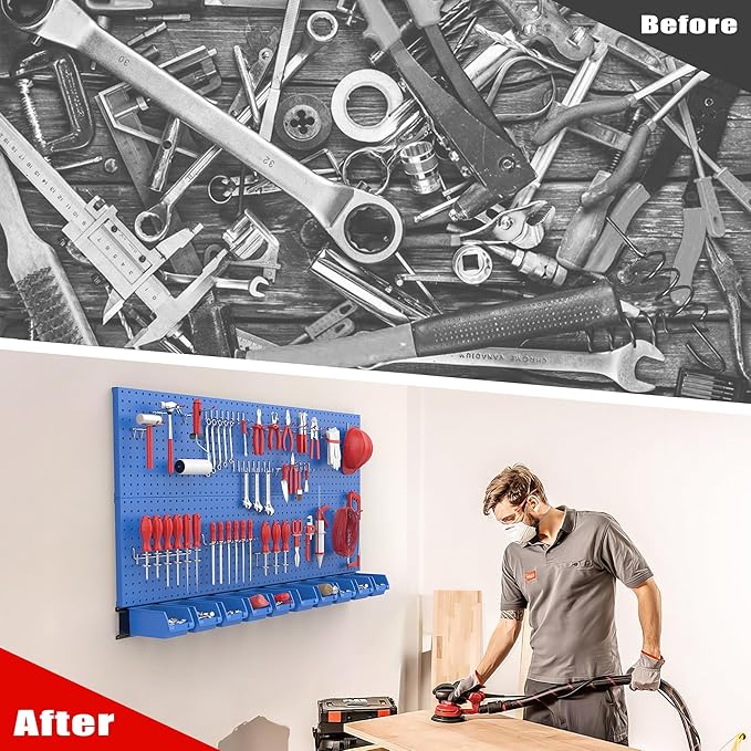 Ultrawall Pegboard Wall Organizer, Garage Storage System